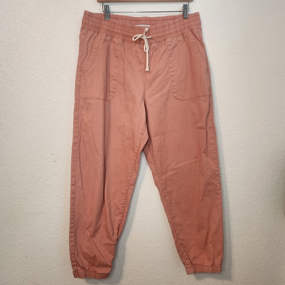 Celebrity Pink Casual Drawstring Joggers‎ Pants - Coral/Pink, Size XL